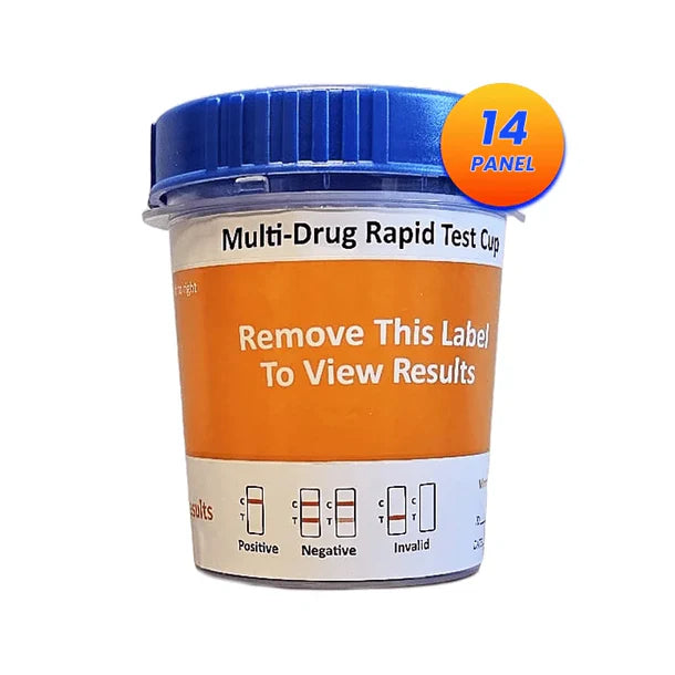 ASC 14-Panel Instant Drug Test Cup with Adulterants – Multi-Pack Options