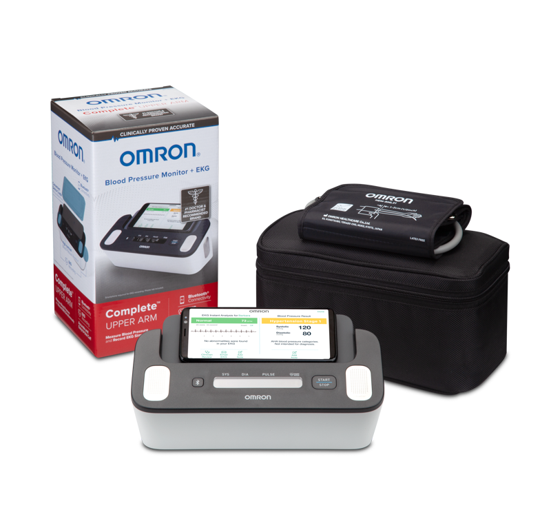 Omron BP7900 Wireless Blood Pressure + EKG Monitor with D-Cuff