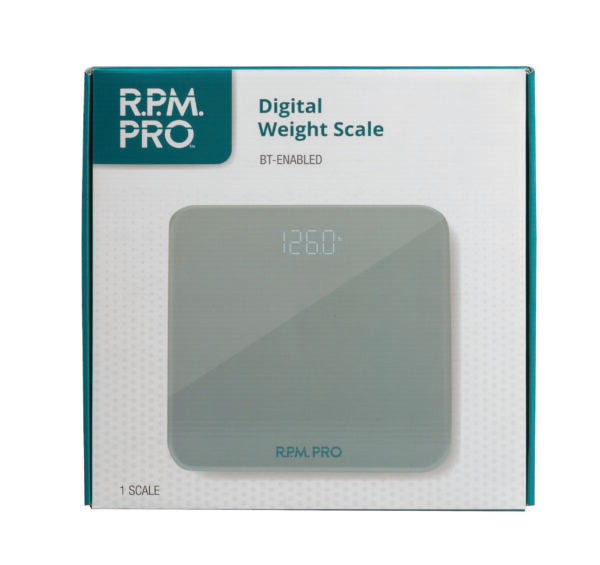 RPM Pro Bluetooth Digital Weight Scale – Smart Body Weight Monitor