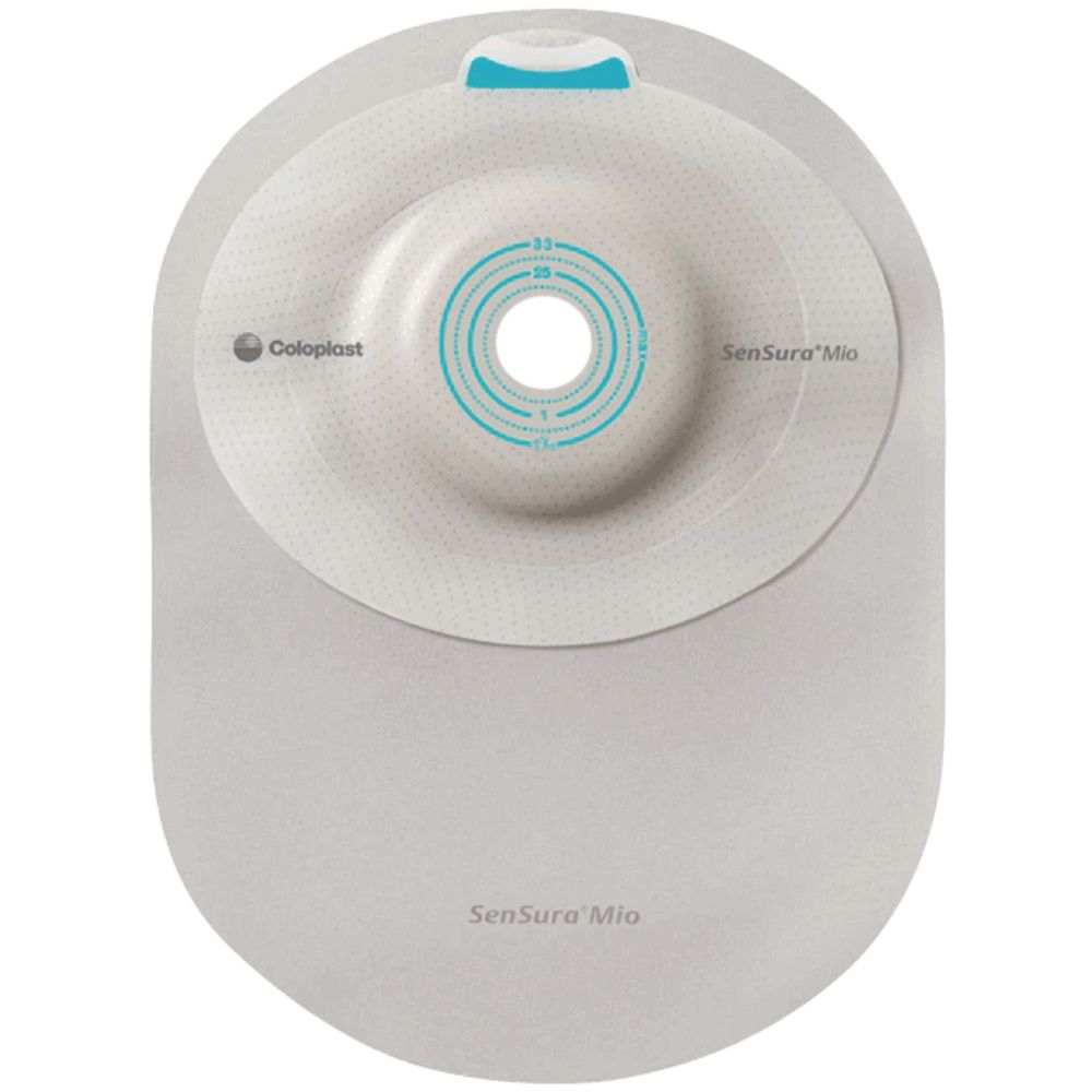 Coloplast SenSura Mio One-Piece Ostomy Pouch – Soft Convex, Transparent