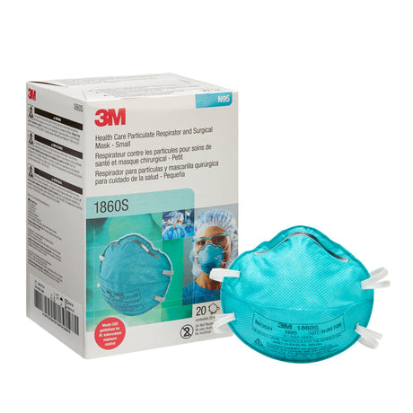 3M 1860 N95 Surgical Mask – NIOSH Approved, Fluid Resistant