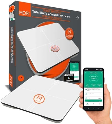 Mobi Smart BMI Wi-Fi Total Body Composition Scale
