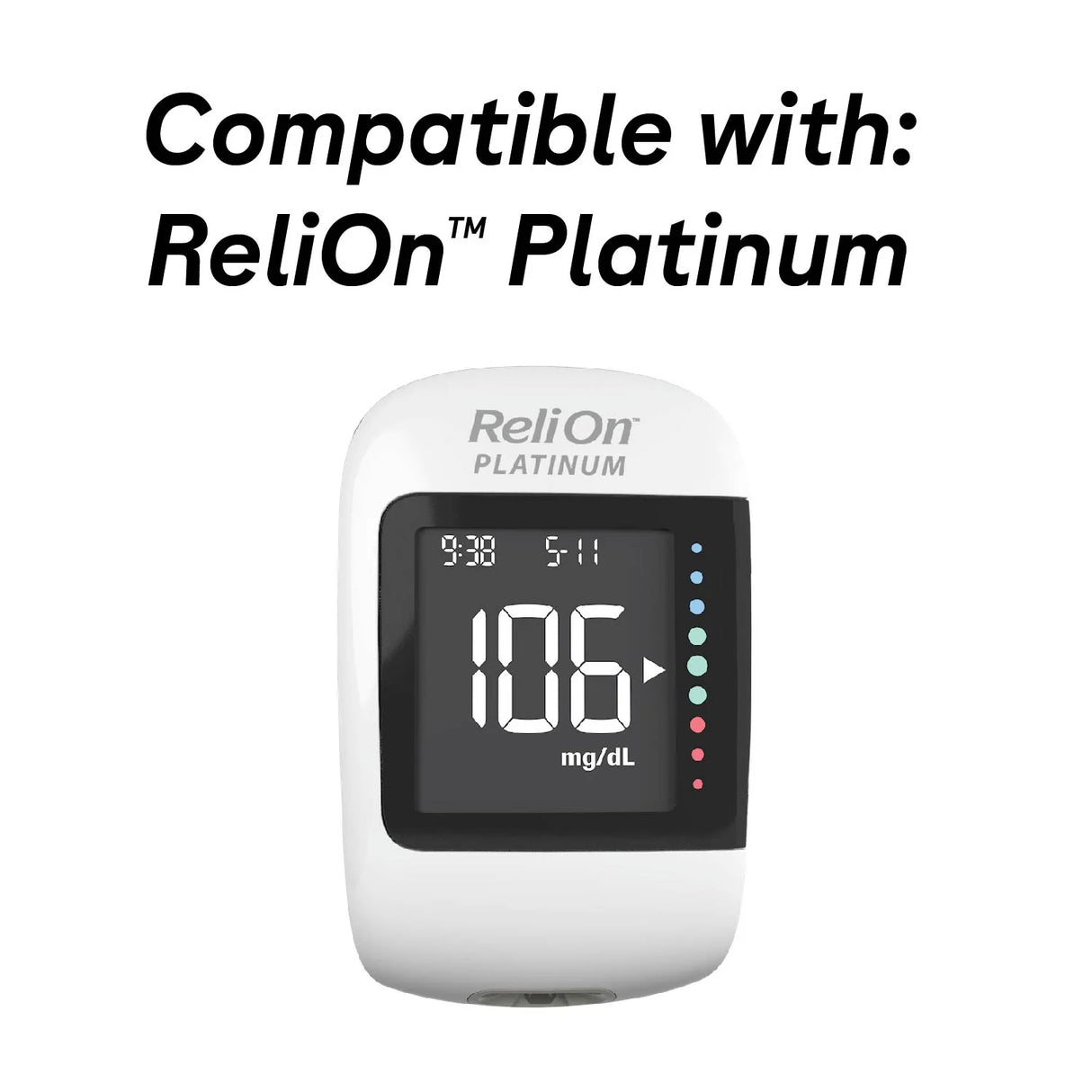 ReliOn Platinum Blood Glucose Test Strips – 50 Count