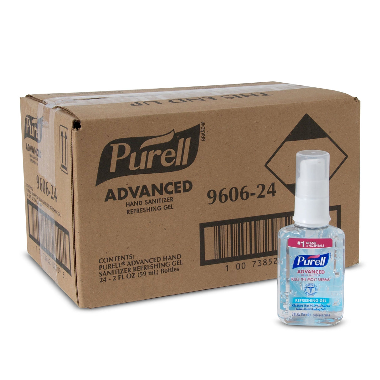 Purell Advanced Hand Sanitizer Pump Bottle - Ethyl Alcohol Gel