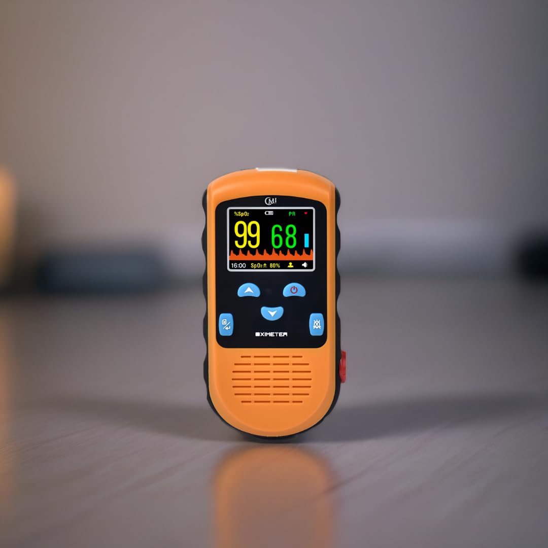 CMI Health Battery Operated Handheld Pulse Oximeter with Infant Foot Sensor & Adult Spot-Check