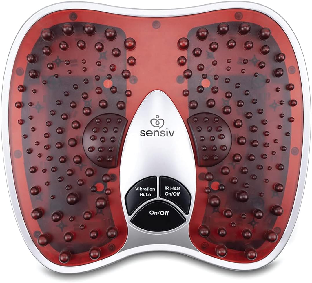 Sensiv Acupressure Foot Massager with Infrared Heat & Vibration