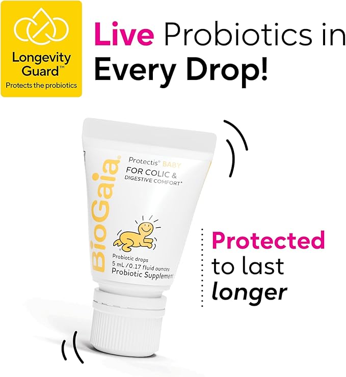 BioGaia Protectis Baby Probiotic Drops – Colic & Gas Relief, 5mL
