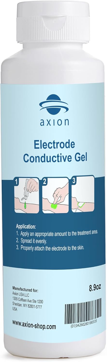 Conductive Electrode Gel for TENS & EMS Pads 8.9oz, Hypoallergenic