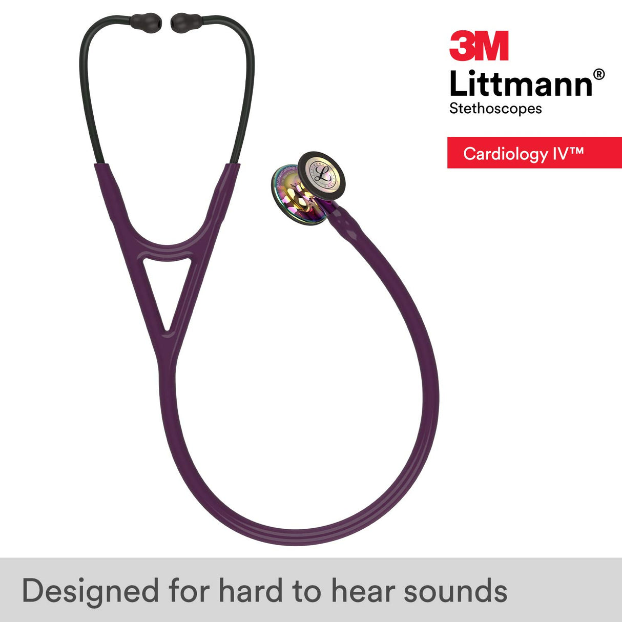 3M Littmann Cardiology IV Stethoscope – High Polish Rainbow Finish