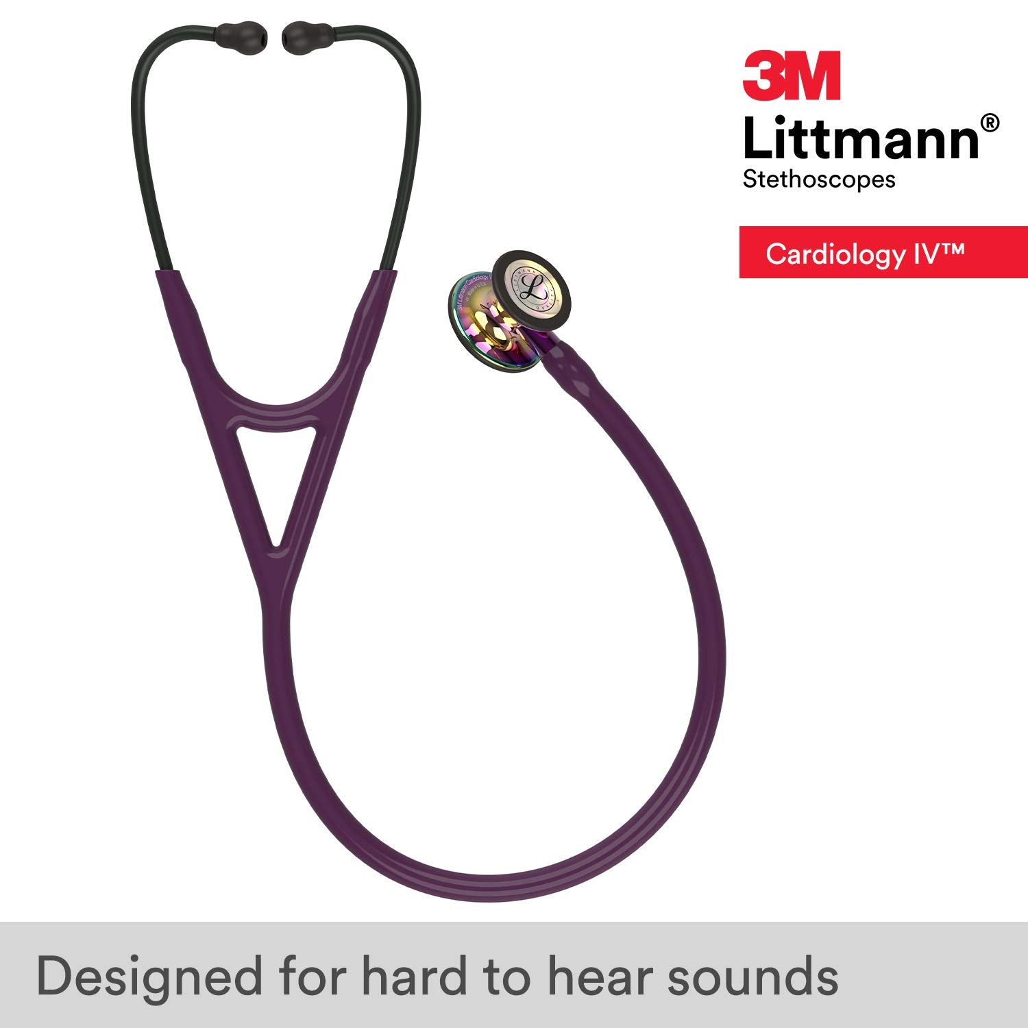 3M Littmann Cardiology IV Stethoscope – High Polish Rainbow Finish