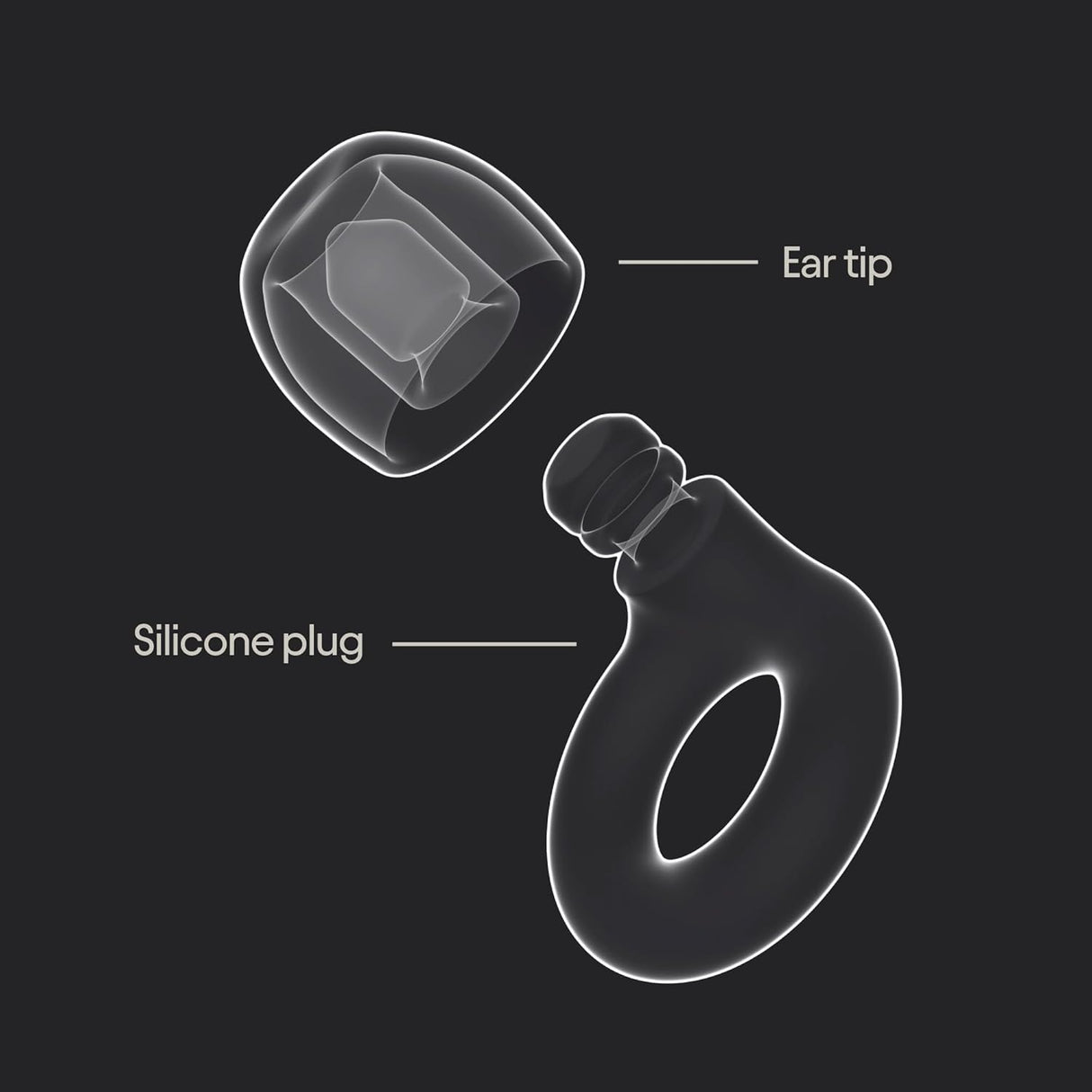 Loop Quiet 2 Ear Plugs – Black, Ultra-Comfy Reusable Noise-Reducing Earplugs