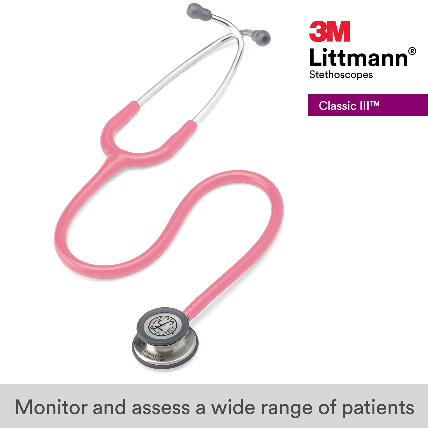 3M Littmann Classic III Stethoscope — Stainless Steel Finish