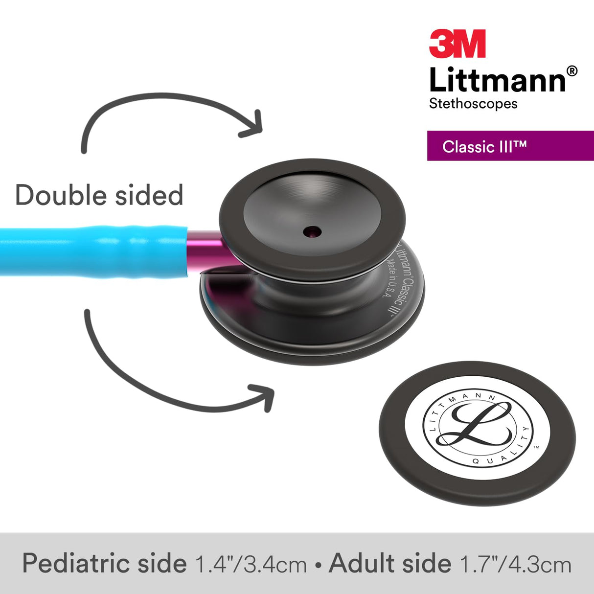 3M Littmann Classic III Stethoscope – Smoke Finish