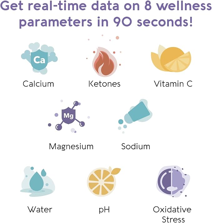 Vivoo 8-in-1 Urine Wellness Test Strips with App (4 Tests)