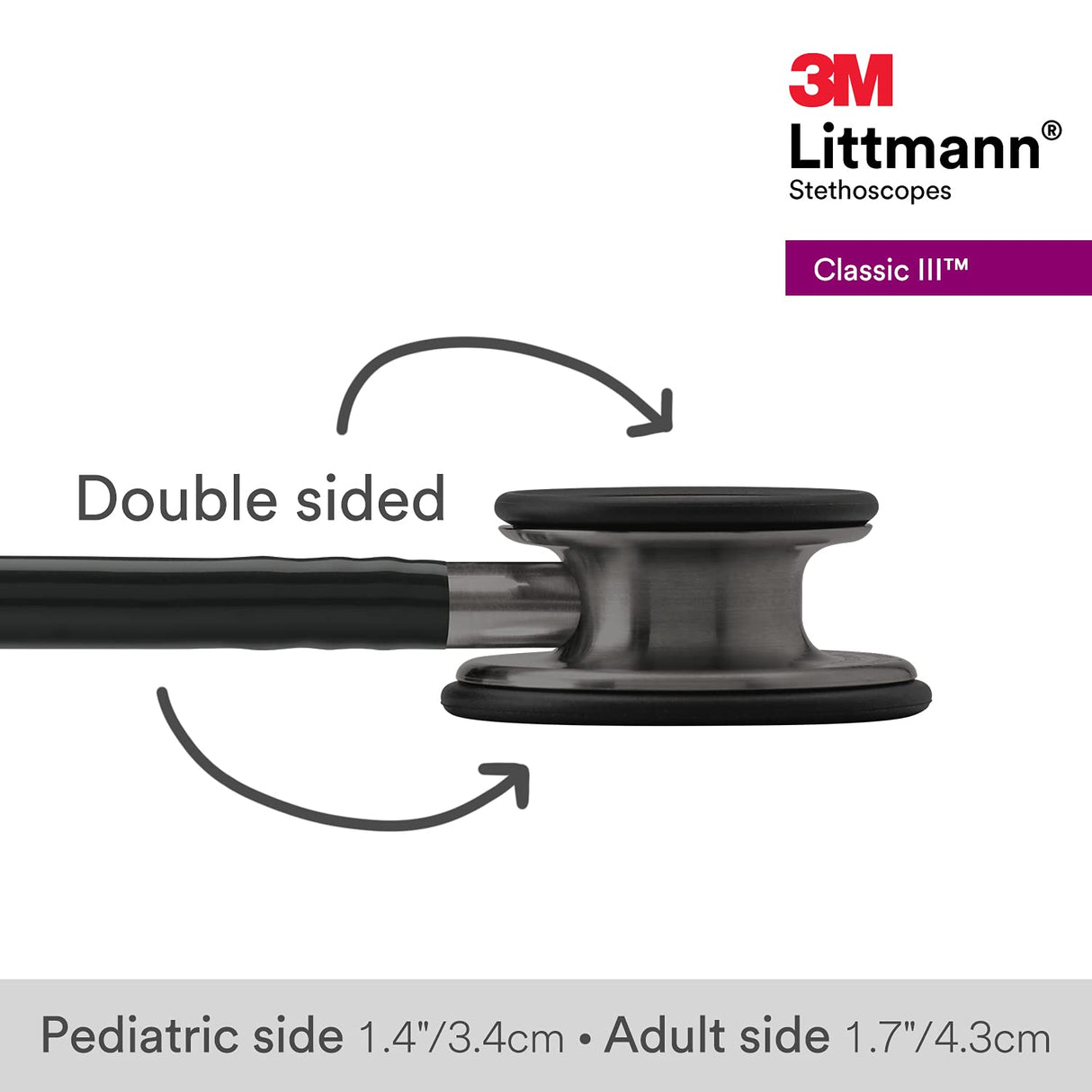 3M Littmann Classic III Stethoscope – Smoke Finish
