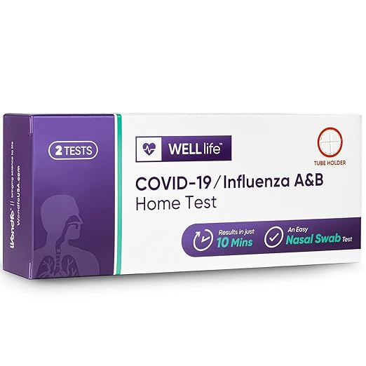 WELLlife COVID-19/Flu A&B Antigen Home Test – 2 Pack