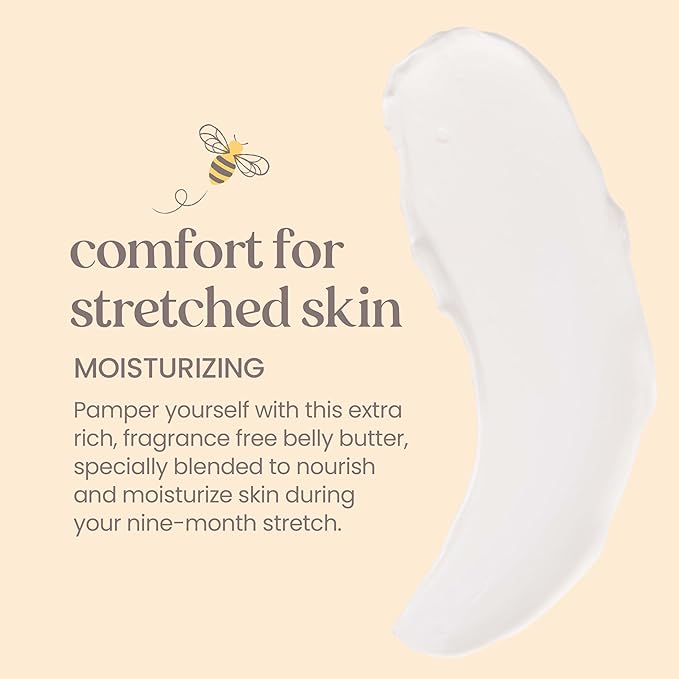 Burt’s Bees Belly Butter (6.5oz), Nourishing Pregnancy Cream