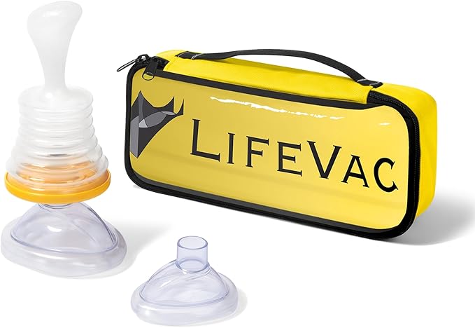 LifeVac Yellow Travel Kit – Portable Airway Suction Device