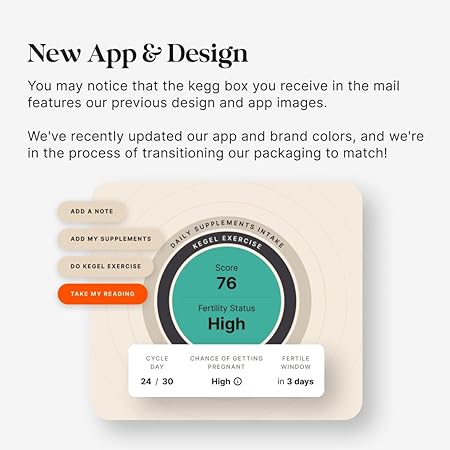 kegg Fertility Tracker with Free App – Gold