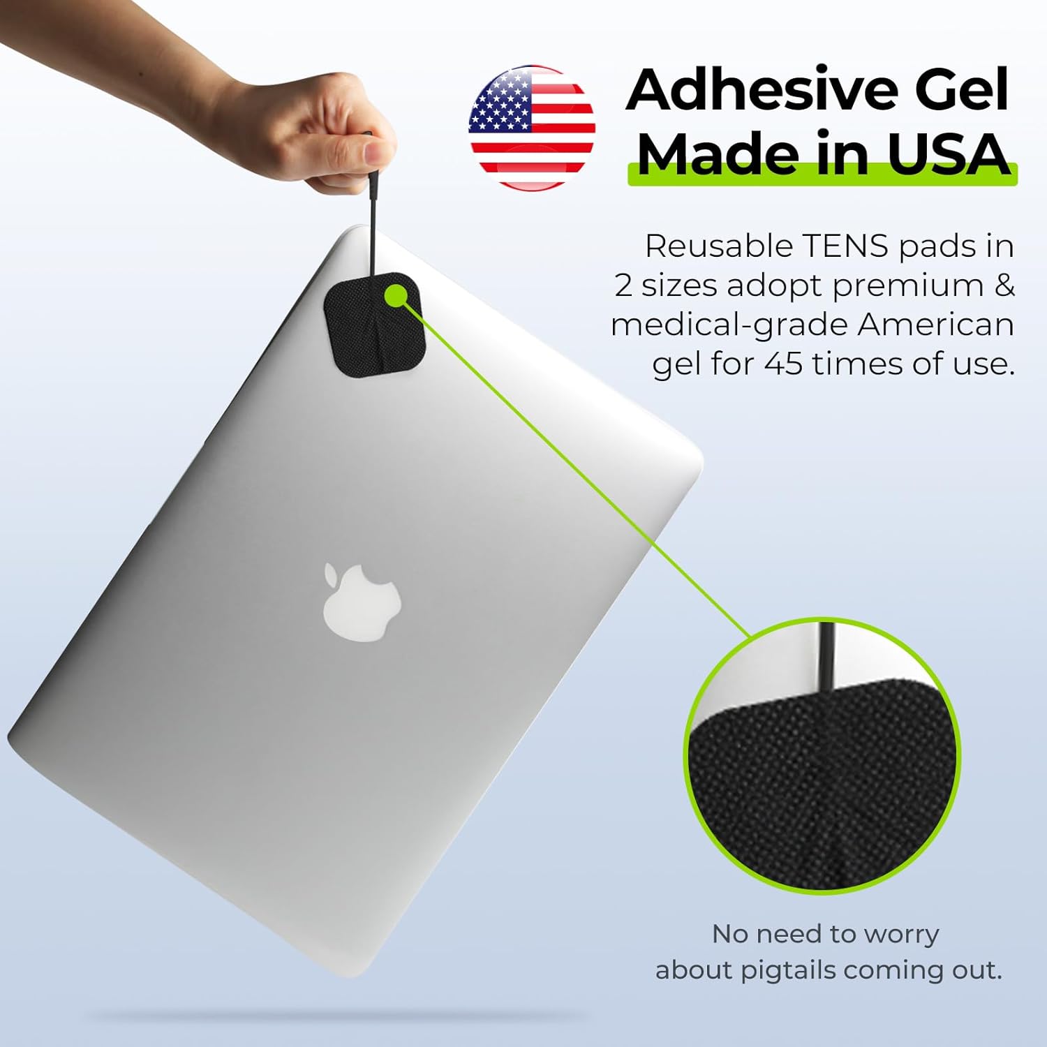 AUVON 3-in-1 TENS Unit Muscle Stimulator with Protective Case