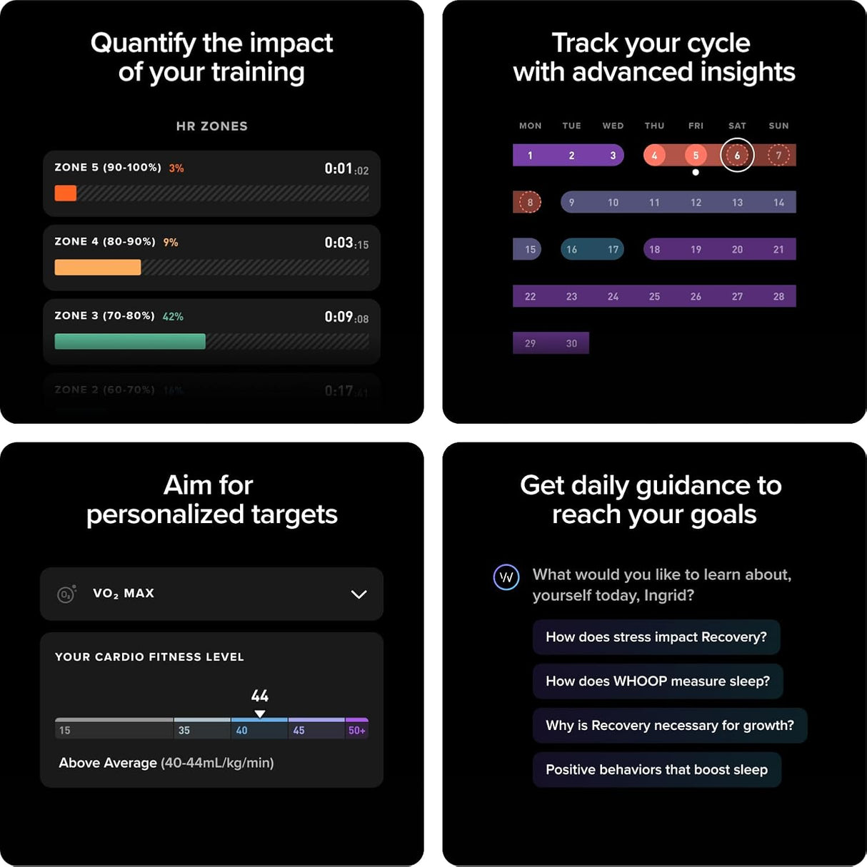 WHOOP One – Advanced Fitness, Sleep & Recovery Tracker