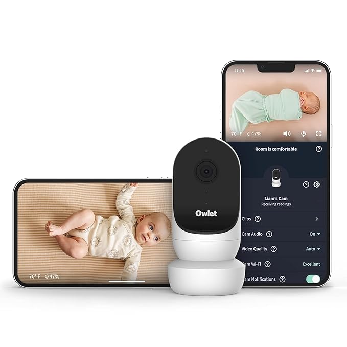 Owlet Cam Smart Baby Monitor – HD Video, Audio, Cry Alerts