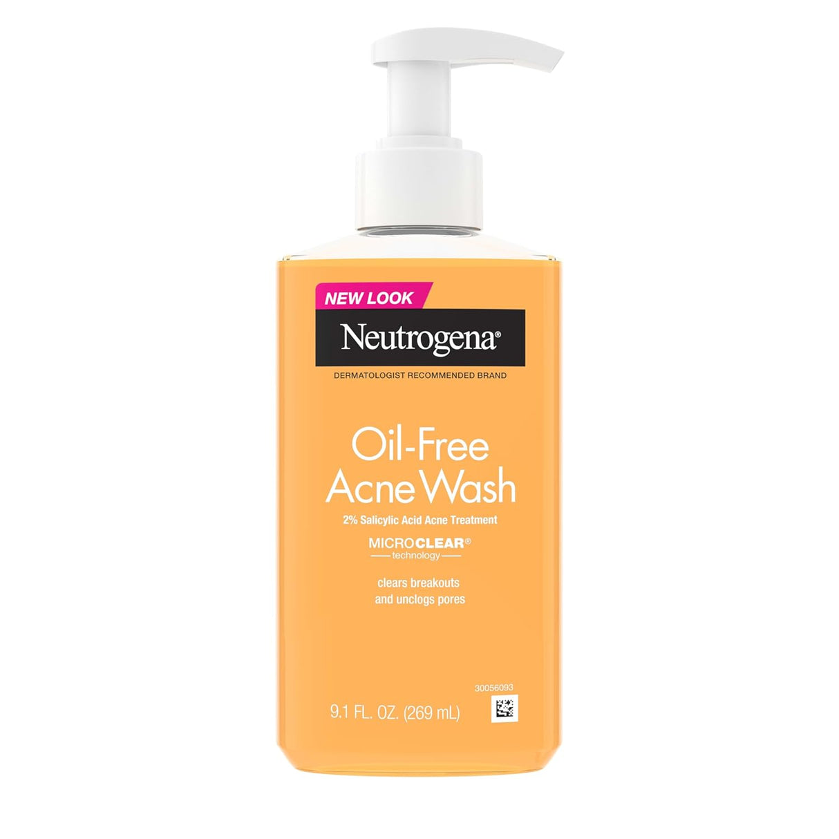Neutrogena Oil-Free Acne Face Wash with 2% Salicylic Acid, 9.1 fl oz