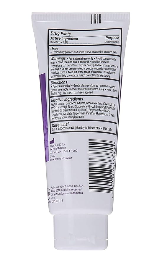 Cavilon Durable Barrier Cream 3.25 oz – Advanced Skin Protection for Incontinence and Irritation