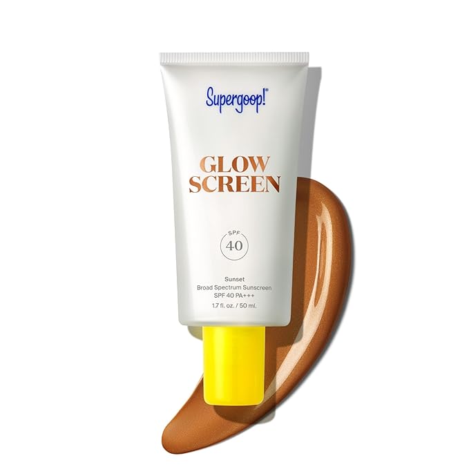Supergoop! Glowscreen SPF 40 Sunset – Deep Bronze Tinted Sunscreen 1.7 oz