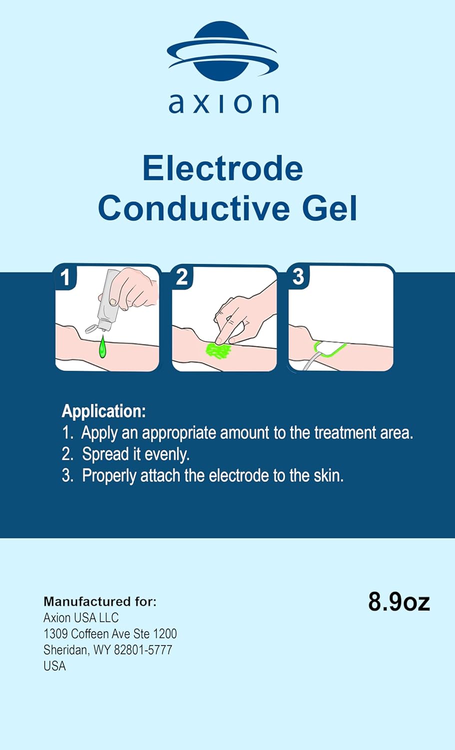 Conductive Electrode Gel for TENS & EMS Pads 8.9oz, Hypoallergenic