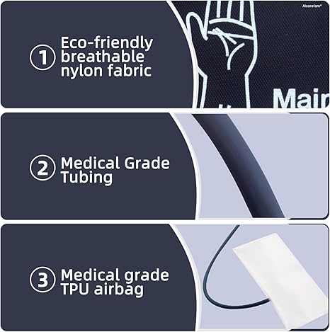 Large Replacement Blood Pressure Cuff – 8.7”–16.5”, 7 Connectors