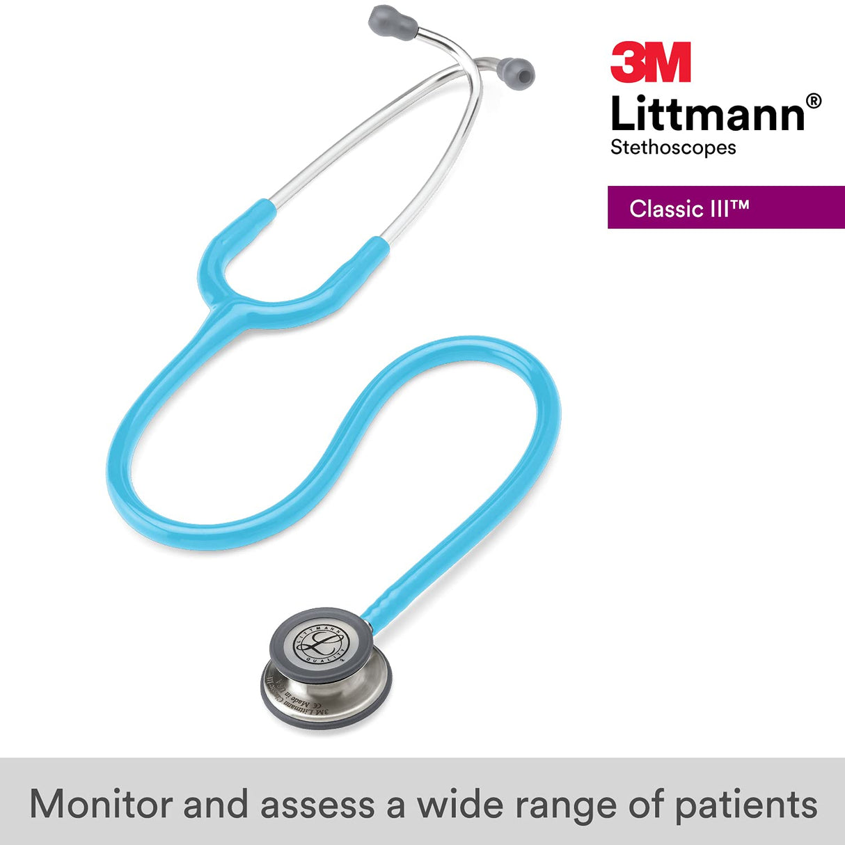 3M Littmann Classic III Stethoscope — Stainless Steel Finish