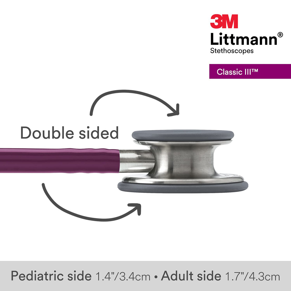 3M Littmann Classic III Stethoscope — Stainless Steel Finish
