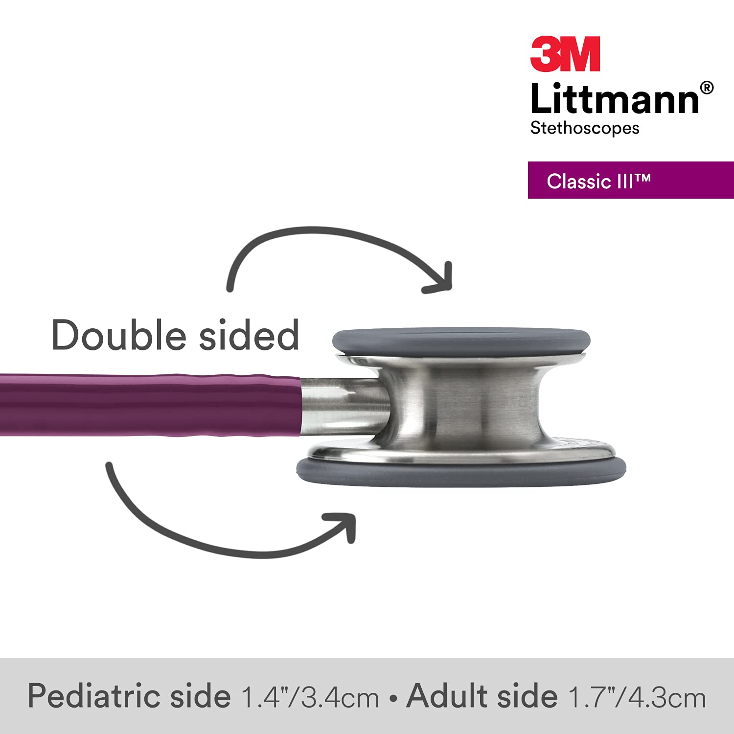 3M Littmann Classic III Stethoscope — Stainless Steel Finish