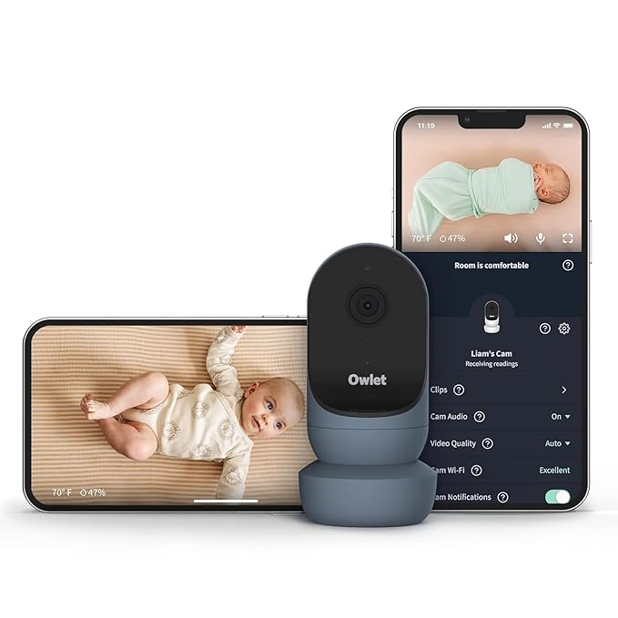 Owlet Cam Smart Baby Monitor – HD Video, Audio, Cry Alerts
