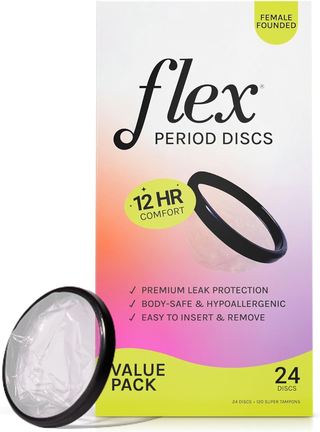 Flex Menstrual Discs – Disposable Period Discs