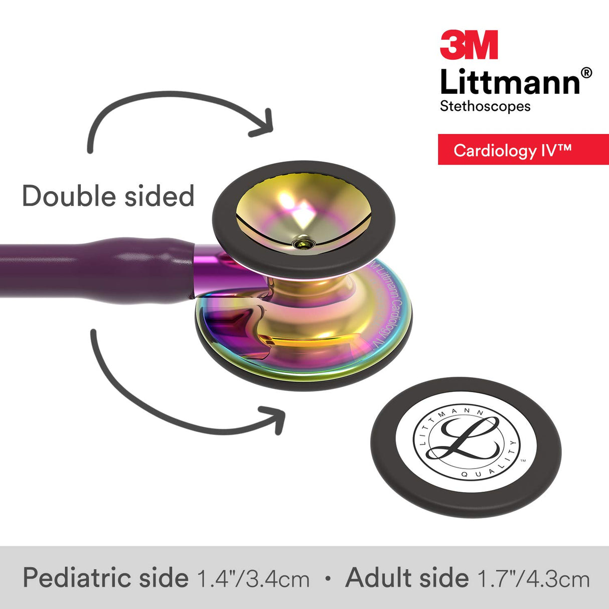 3M Littmann Cardiology IV Stethoscope – High Polish Rainbow Finish