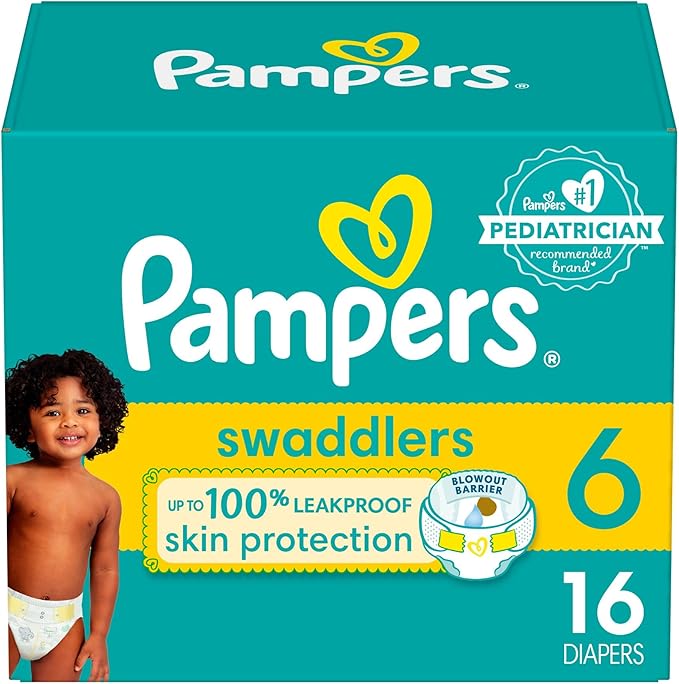 Pampers Swaddlers Diapers – Size 6
