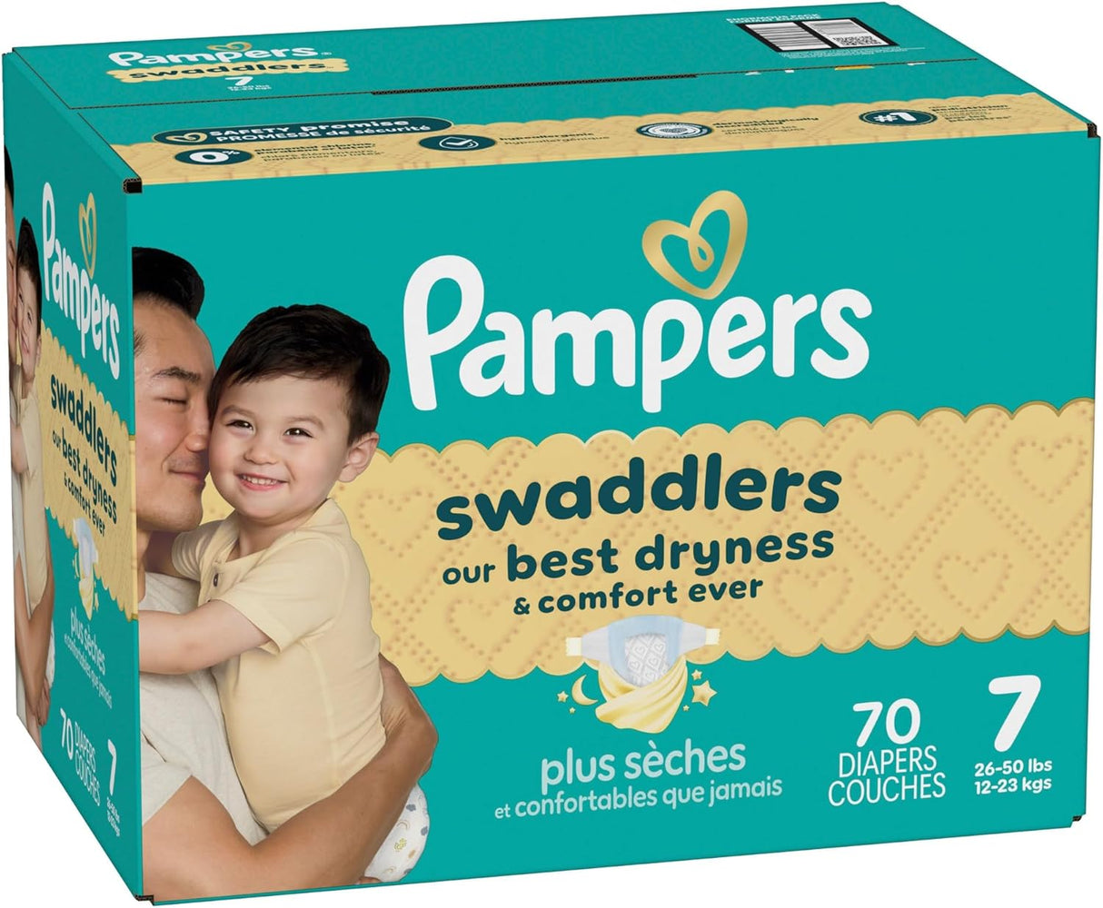 Pampers Swaddlers Diapers – Size 7