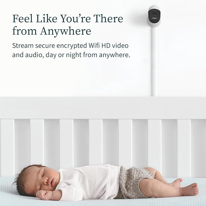 Owlet Cam Smart Baby Monitor – HD Video, Audio, Cry Alerts