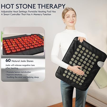 UTK Far Infrared Heating Pad – Small 19" x 15" Jade Back Heating Pad