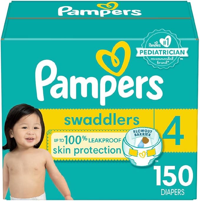 Pampers Swaddlers Diapers – Size 4