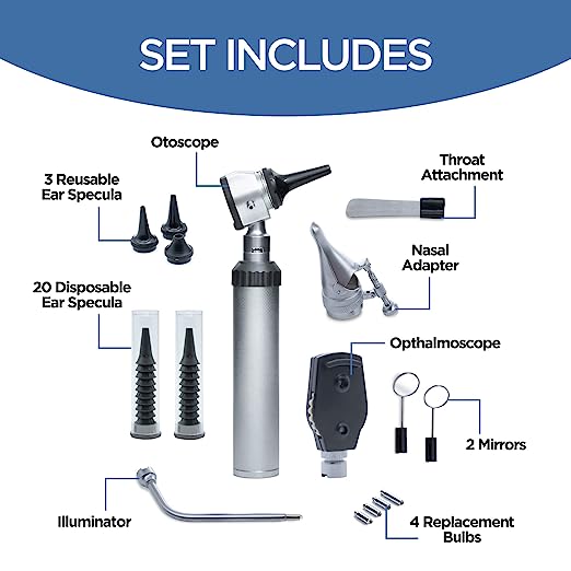 Zyrev Zetalife Ophthalmoscope Diagnostic Set (36 Piece)