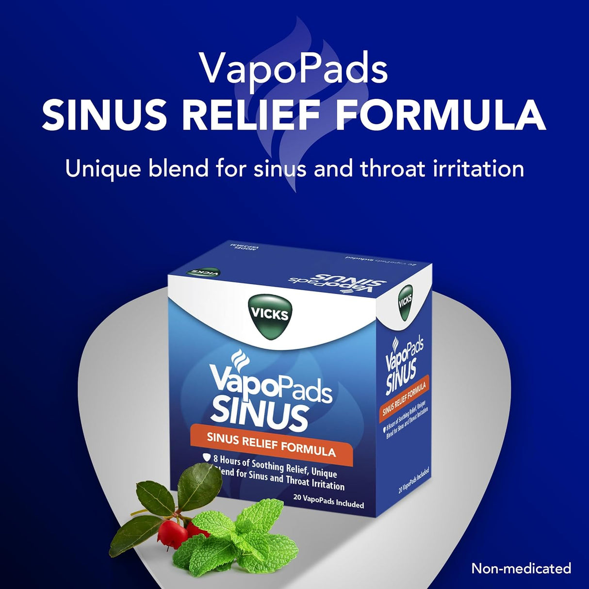 Vicks VapoPads Sinus Relief Formula – 20-Pack