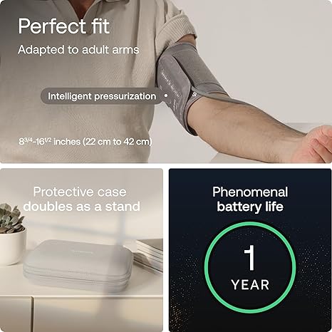 Withings BPM Vision – Smart Arm Blood Pressure Monitor (FDA-Cleared)