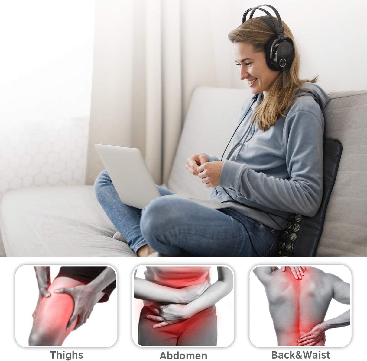 UTK Far Infrared Heating Pad – Small 19" x 15" Jade Back Heating Pad