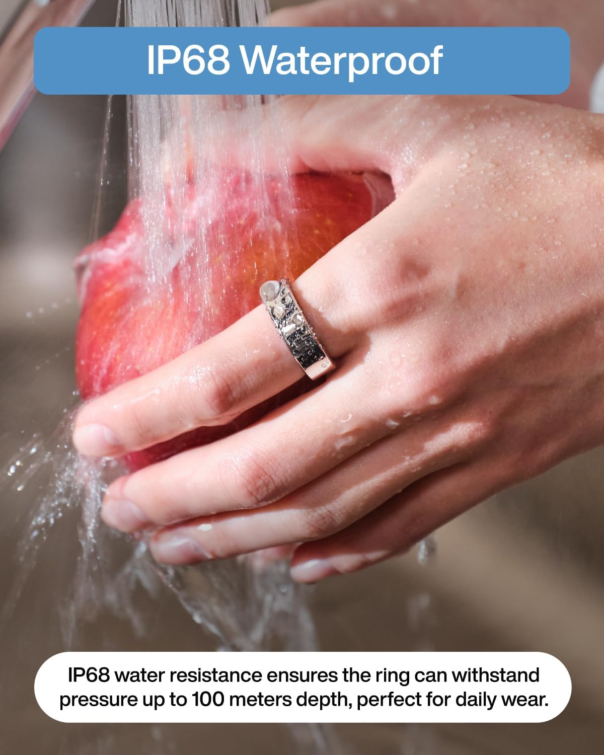 RingConn Gen 2 Air Smart Ring – Ultra-Thin AI Health Tracker (Sizes 6–14)