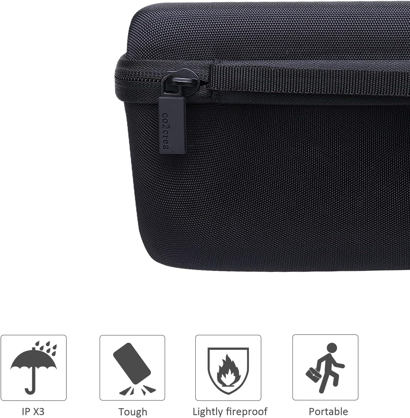 Hard Travel Case for Omron Upper Arm Blood Pressure Monitors – BP7150, BP710N, HEM-7120 Series