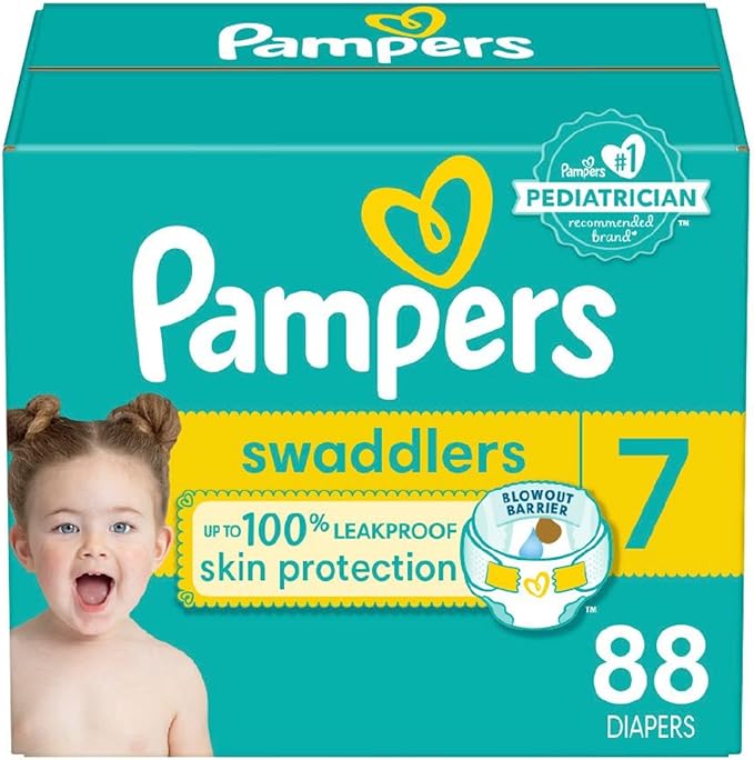 Pampers Swaddlers Diapers – Size 7