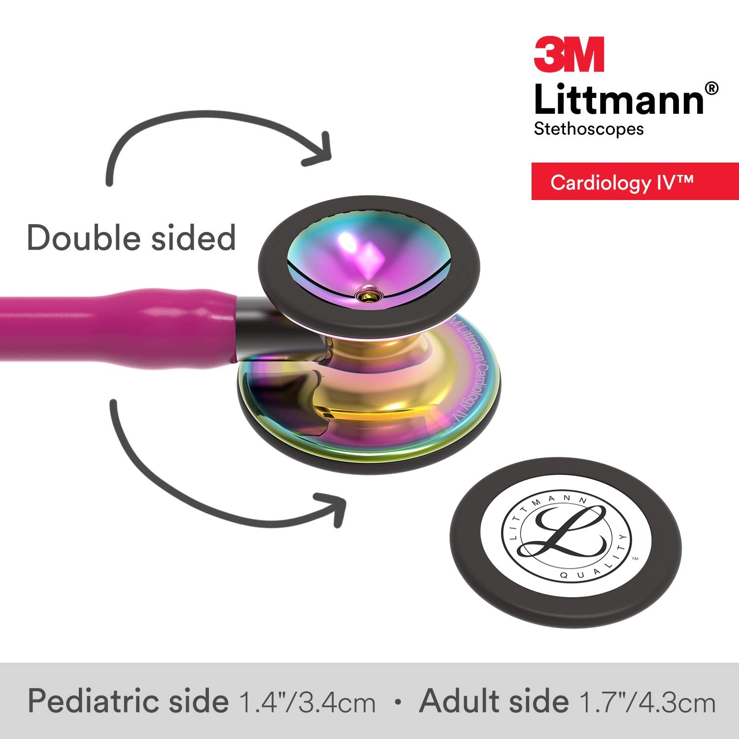 3M Littmann Cardiology IV Stethoscope – High Polish Rainbow Finish